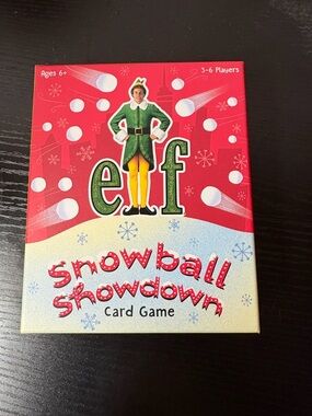 Elf Snowball Showdown Card Game Funko Complete Holiday Game